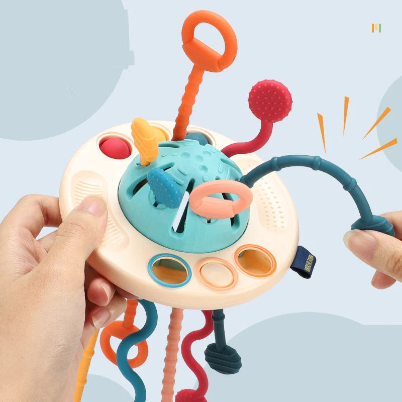 Montessori Silicone Pulling Toy