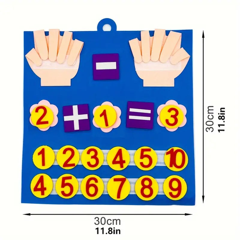 Montessori Math Finger Board