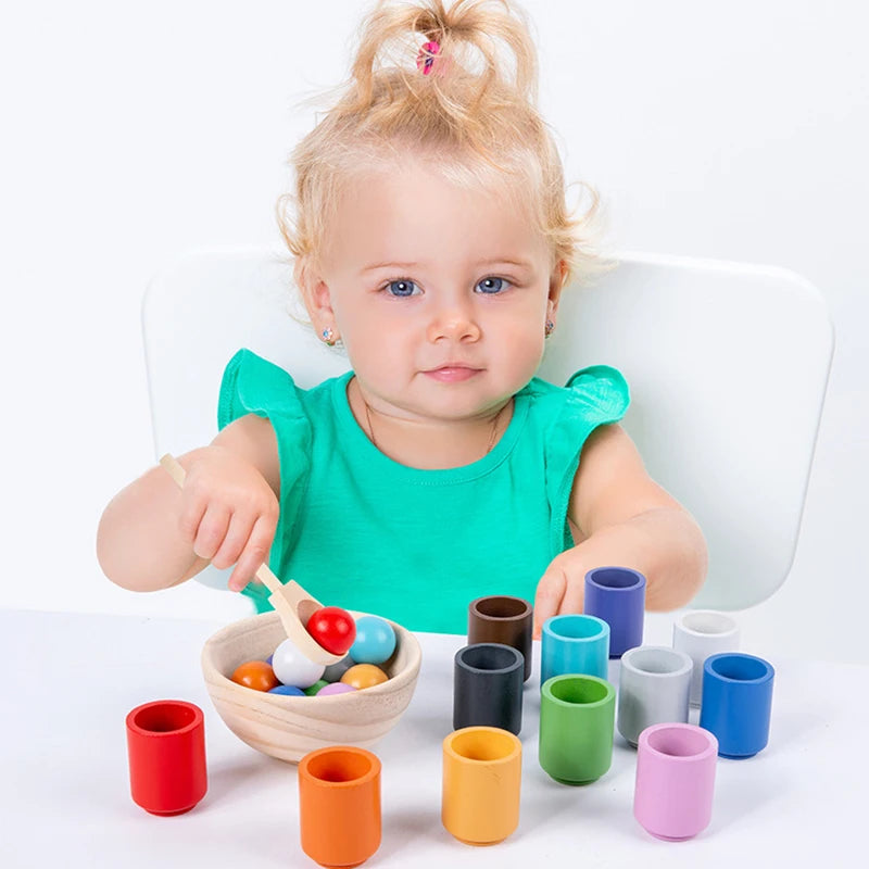 Montessori Rainbow Sorting Toy